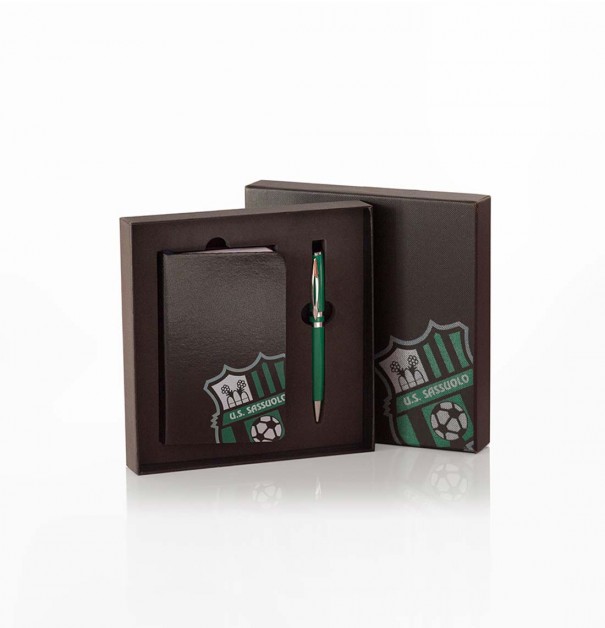Set Cofanetto notes righe  + penna